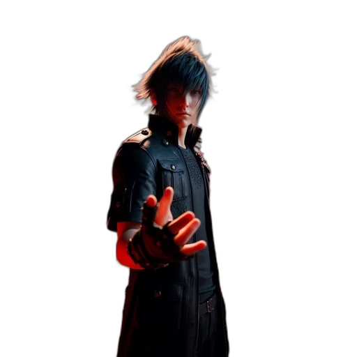 jacket, staff, weapon, concept art transparent PNG cut-out