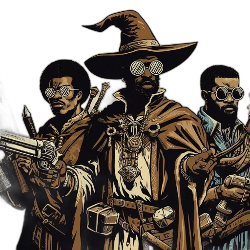 staff, comic book art, concept art, three transparent PNG cut-out