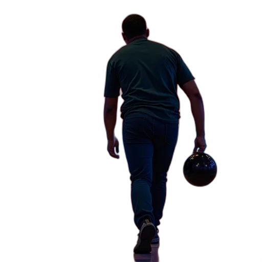 staff, hat, 3d render, man transparent PNG cut-out