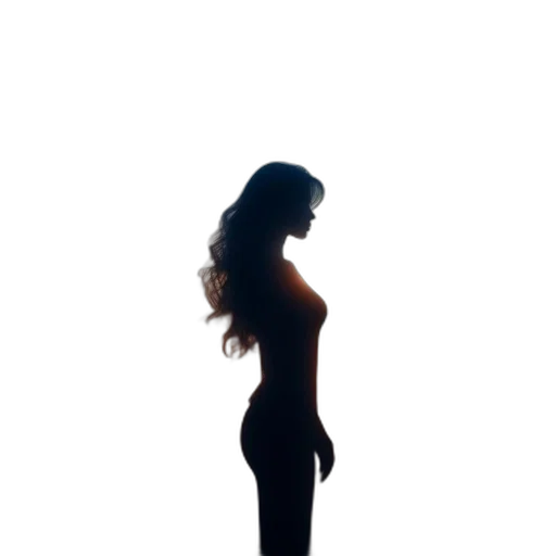 dress, hair, staff, face transparent PNG cut-out