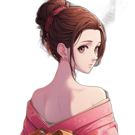 dress, staff, jewelry, face transparent PNG cut-out