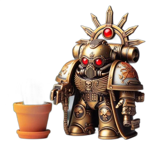 robot, food, concept art, 3d render transparent PNG cut-out