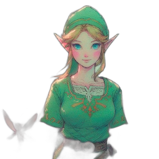 dress, staff, crown, face transparent PNG cut-out