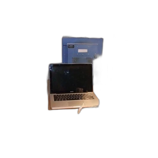 staff, jewelry, laptop, sits transparent PNG cut-out