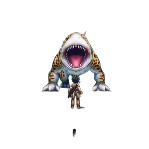 creature, staff, animal, weapon transparent PNG cut-out