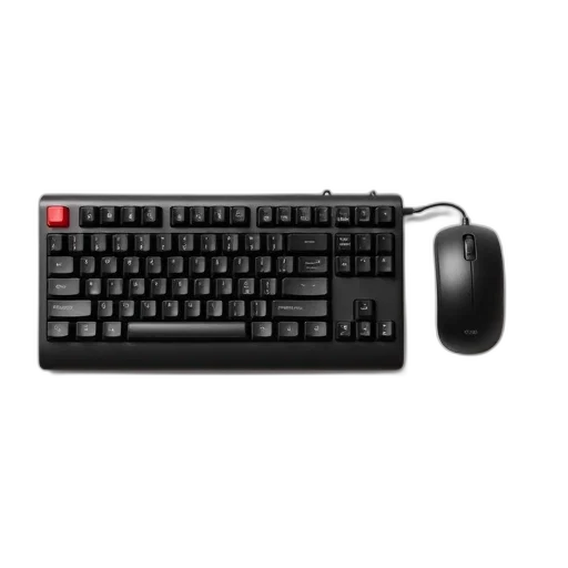 3d render, black, computer, keyboard transparent PNG cut-out