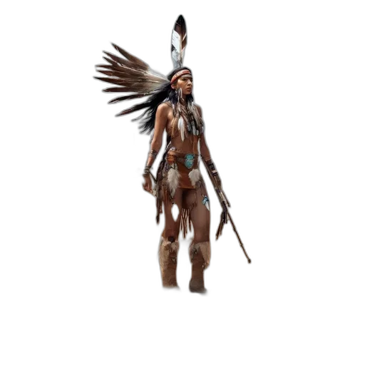 staff, weapon, animal, hat transparent PNG cut-out