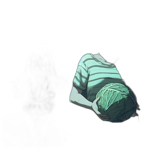 mask, umbrella, hat, jacket transparent PNG cut-out
