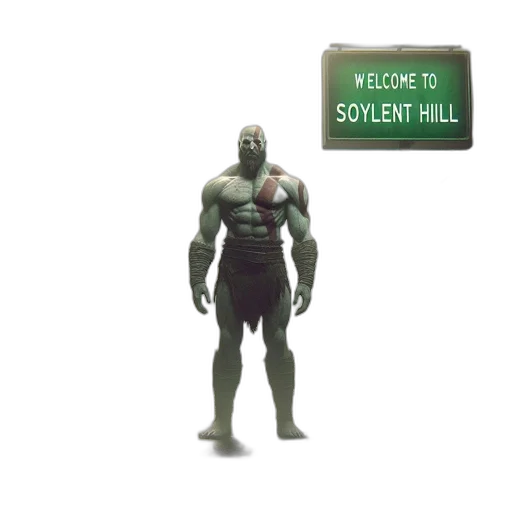 robot, creature, concept art, 3d render transparent PNG cut-out