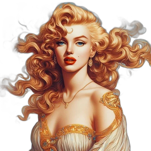 crown, dress, jewelry, fantasy art transparent PNG cut-out