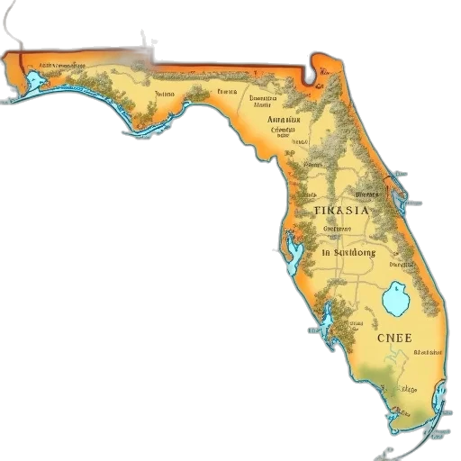 maps, section, mapview, florida transparent PNG cut-out