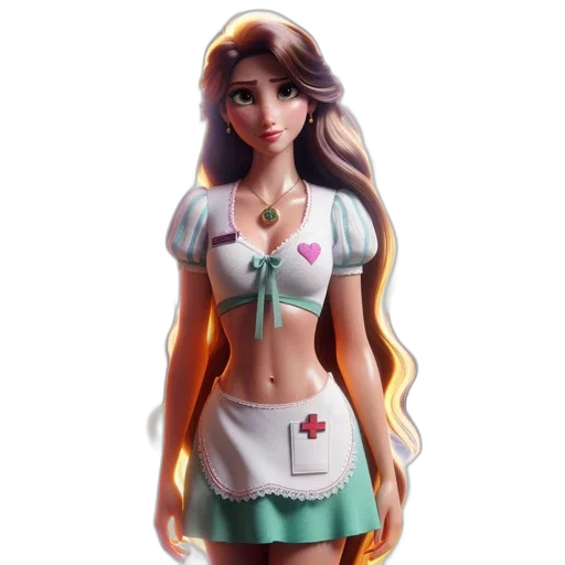 dress, 3d render, concept art, fantasy art transparent PNG cut-out