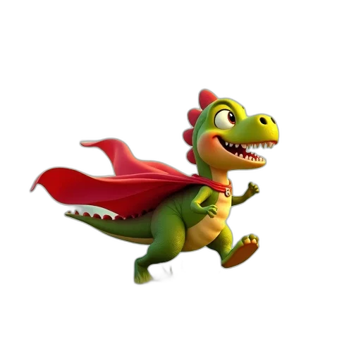 dragon, animal, creature, staff transparent PNG cut-out