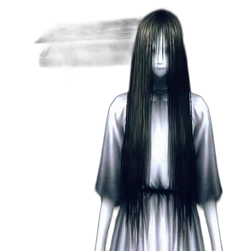 hair, dress, mask, creature transparent PNG cut-out
