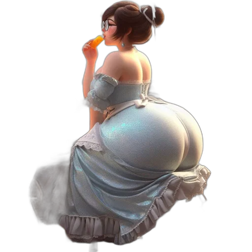 dress, food, concept art, fantasy art transparent PNG cut-out