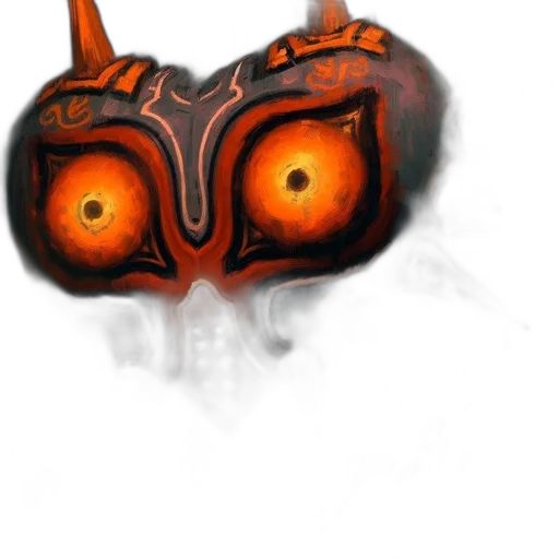 mask, robot, creature, staff transparent PNG cut-out