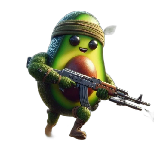 weapon, staff, animal, food transparent PNG cut-out