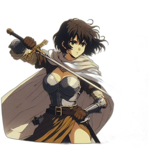 sword, weapon, staff, fantasy art transparent PNG cut-out