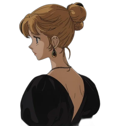 dress, face, hair, crown transparent PNG cut-out