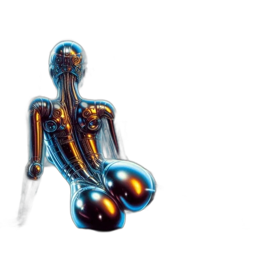 robot, jewelry, dress, concept art transparent PNG cut-out
