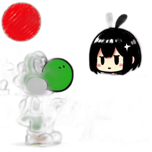 concept art, 3d render, pixel art, anime transparent PNG cut-out