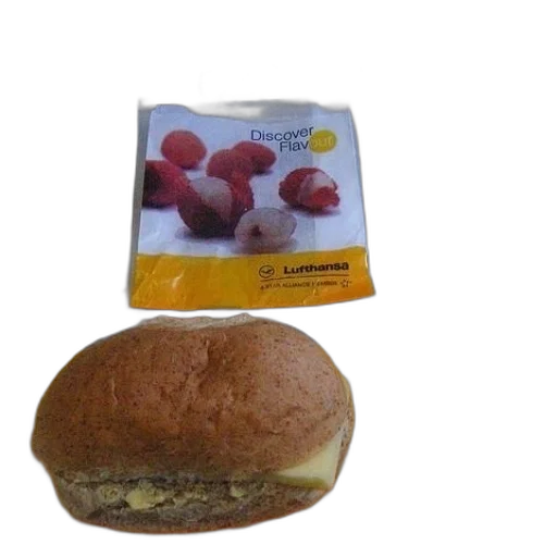 food, photorealistic, 3d render, lufthansa transparent PNG cut-out