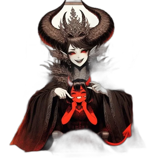 mask, creature, staff, dragon transparent PNG cut-out