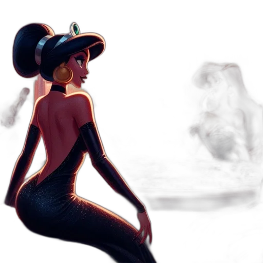 hat, dress, concept art, comic book art transparent PNG cut-out