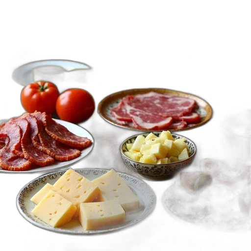 food, rustic, wooden, table transparent PNG cut-out