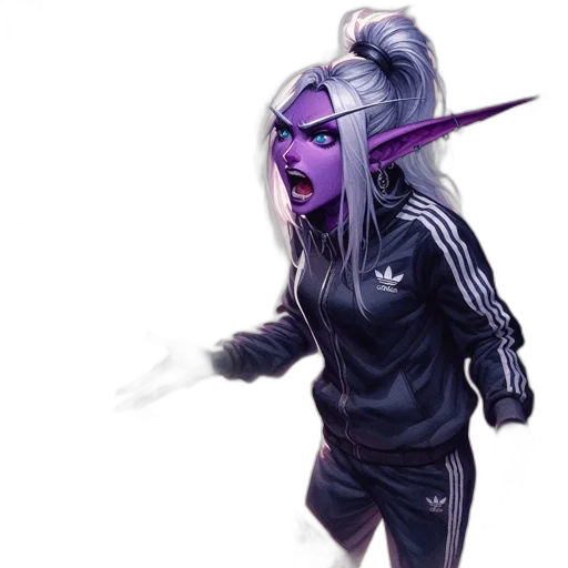 jacket, dragon, staff, creature transparent PNG cut-out