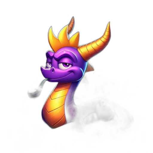 dragon, staff, crown, creature transparent PNG cut-out