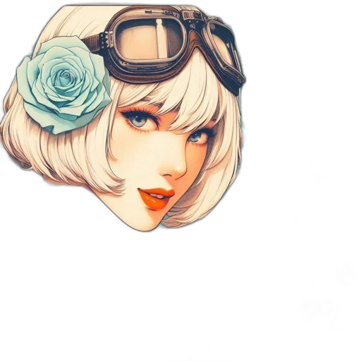 face, mask, flower, weapon transparent PNG cut-out