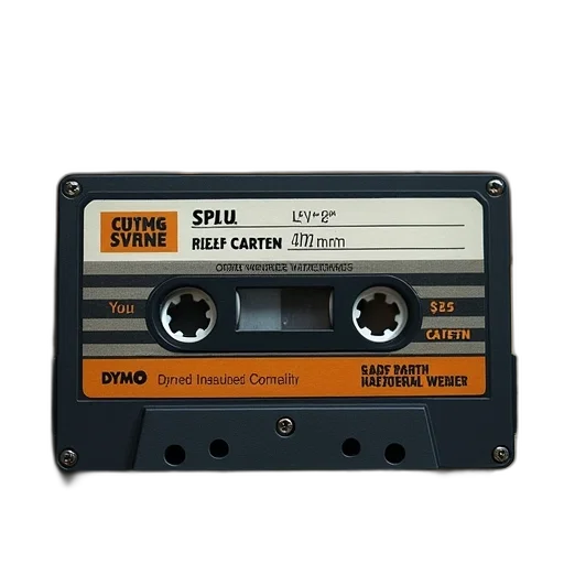 dymo, industrial, label, tape transparent PNG cut-out