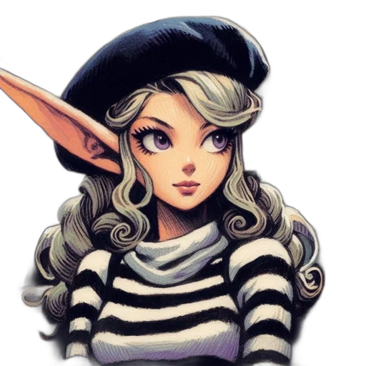 hat, staff, face, mask transparent PNG cut-out