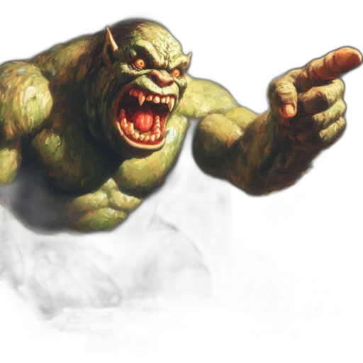creature, face, concept art, photorealistic transparent PNG cut-out