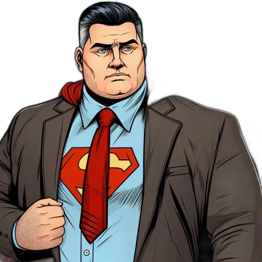 comic book art, concept art, cartoon, individual transparent PNG cut-out