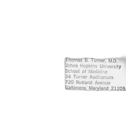 letterhead, thomas, turner, johns transparent PNG cut-out