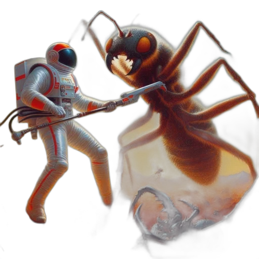robot, creature, concept art, pixel art transparent PNG cut-out