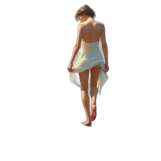 dress, creature, shoes, umbrella transparent PNG cut-out