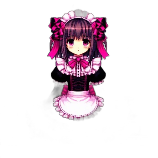 dress, robot, staff, creature transparent PNG cut-out