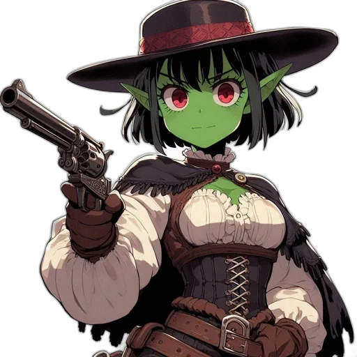 weapon, staff, hat, mask transparent PNG cut-out