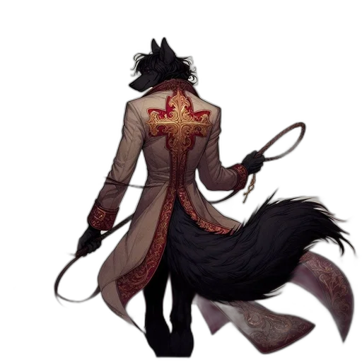 staff, jacket, creature, animal transparent PNG cut-out