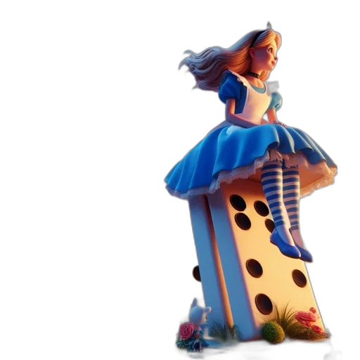 dress, robot, crown, concept art transparent PNG cut-out