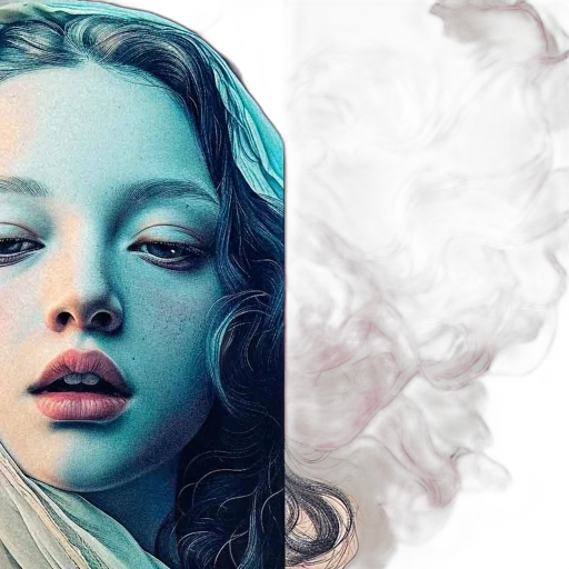 face, mask, photorealistic, fantasy art transparent PNG cut-out