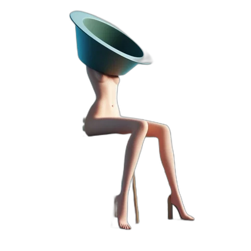 hat, furniture, dress, robot transparent PNG cut-out