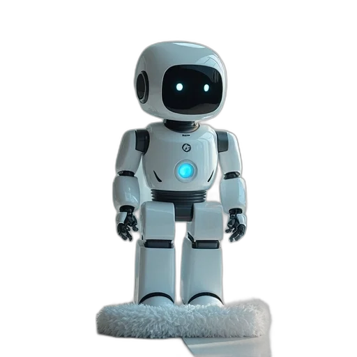 robot, 3d render, product, showing transparent PNG cut-out