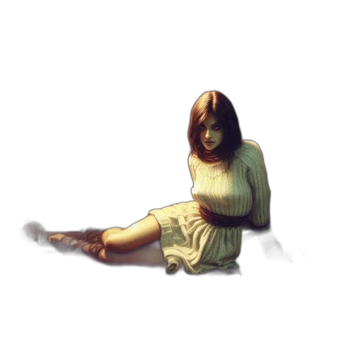 dress, staff, creature, shoes transparent PNG cut-out