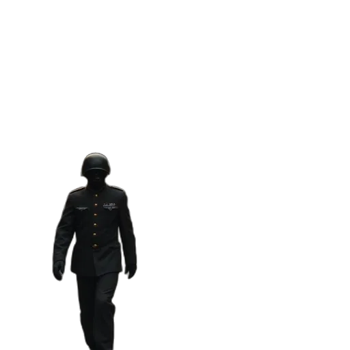 jacket, robot, staff, mask transparent PNG cut-out