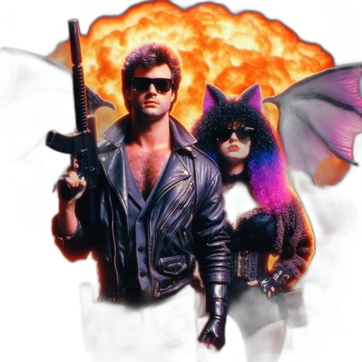 jacket, concept art, cyberpunk, comic book art transparent PNG cut-out