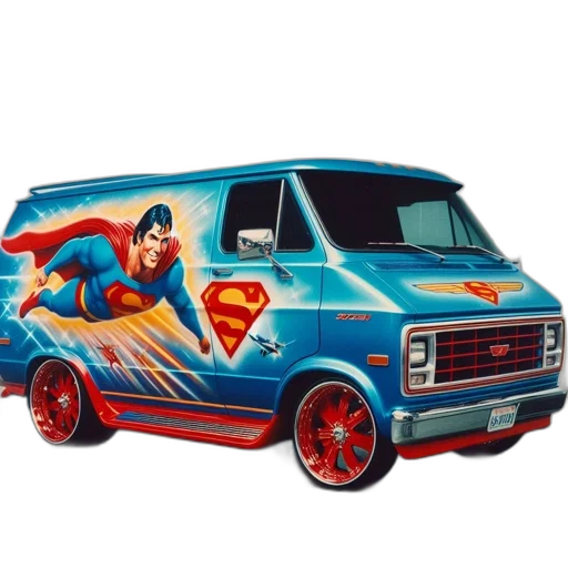 car, comic book art, concept art, cartoon transparent PNG cut-out